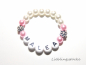 Preview: Babyarmband Blümchen rosa